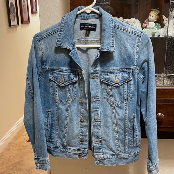 Lucky Brand Tomboy Trucker Denim Jacket - Picture 1 of 3